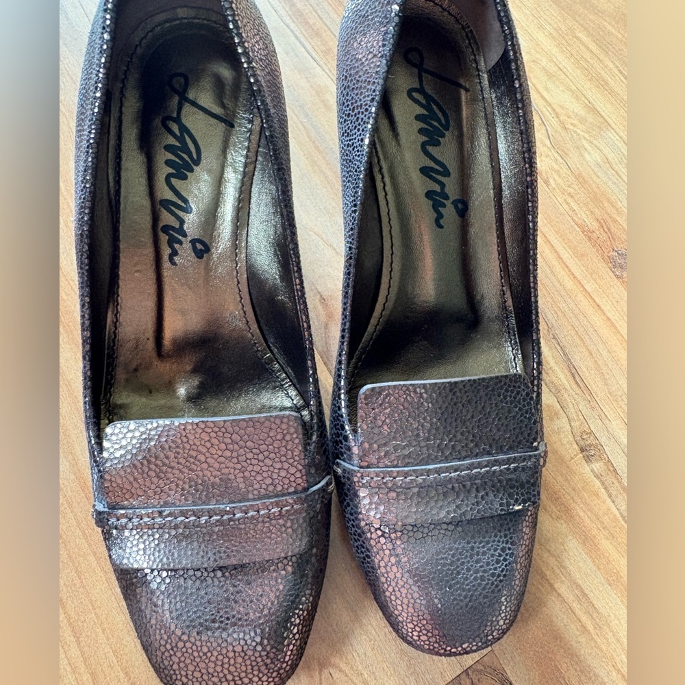 Lanvin Metallic Loafers - Picture 5 of 7
